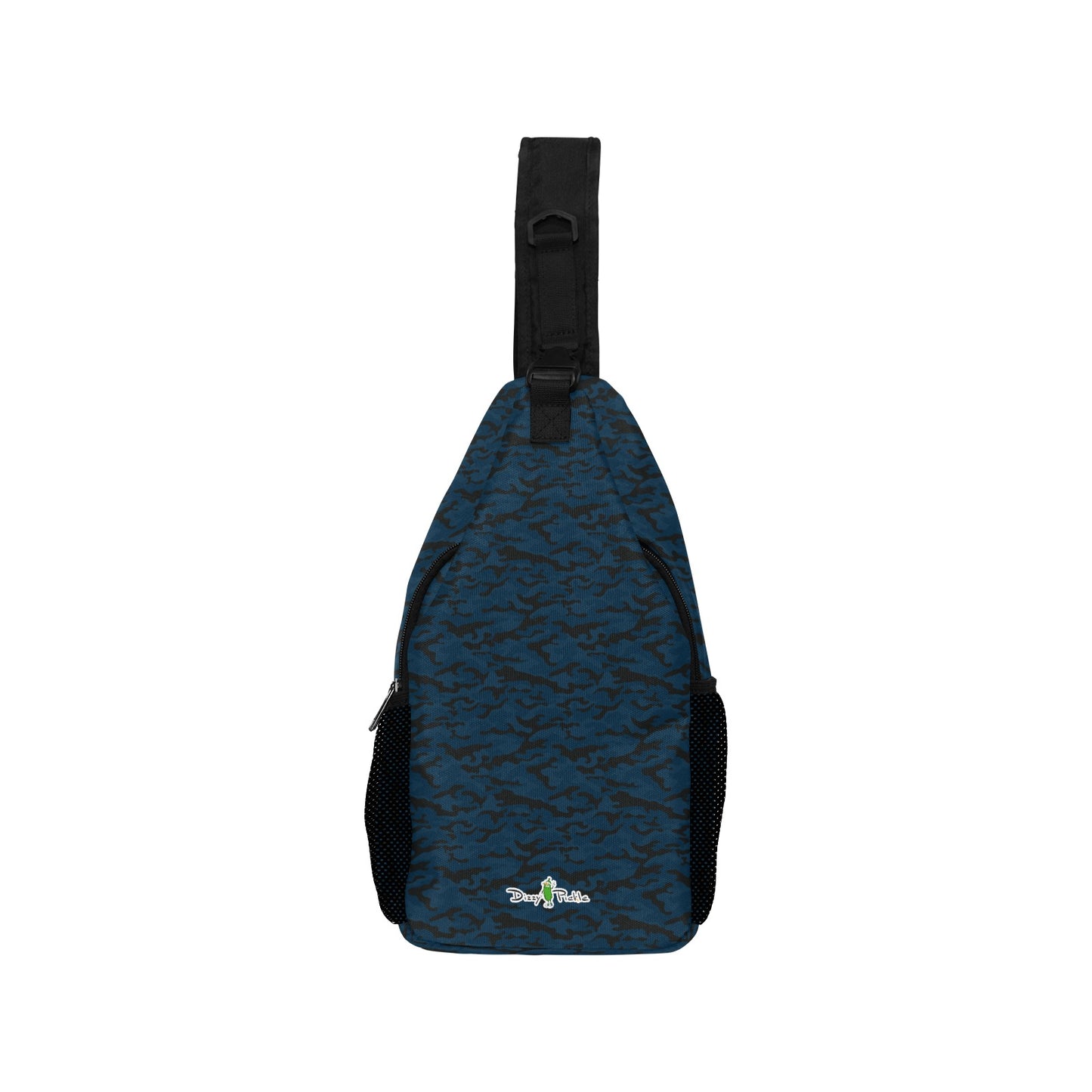 Dizzy Pickle Jan Black_Blue Pickleball Grab-N-Go Crossbody Casual Chest Bag