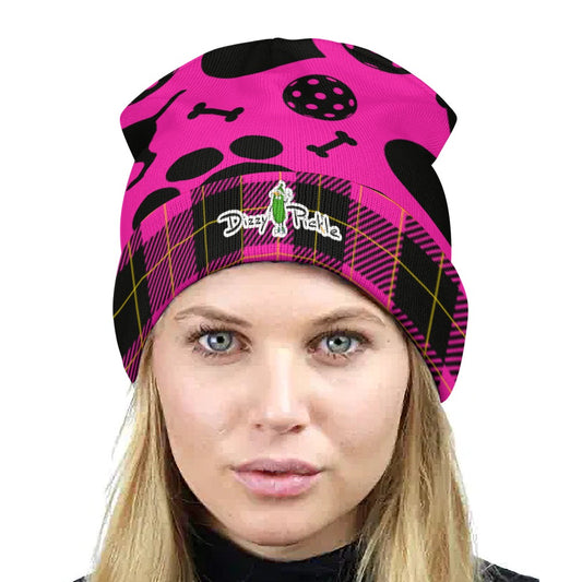 Dizzy Pickle Millie Pink One-Size Knitted Beanie