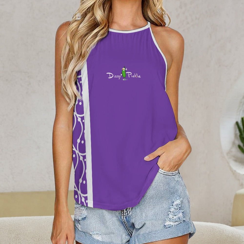 Dizzy Pickle Purple Haze Women's Pickleball Crew Neck Vest