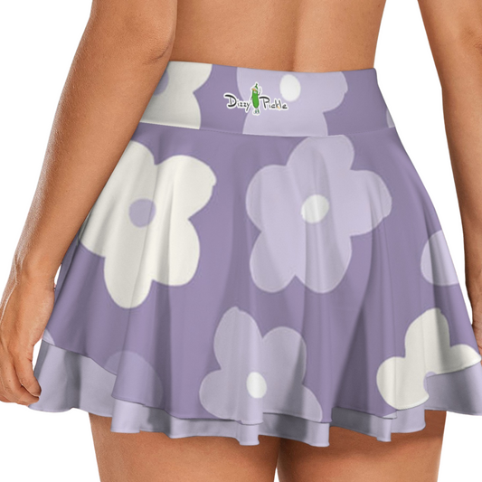 Dizzy Pickle Sophie Bouquet Women's Double Hem Pickleball Skort