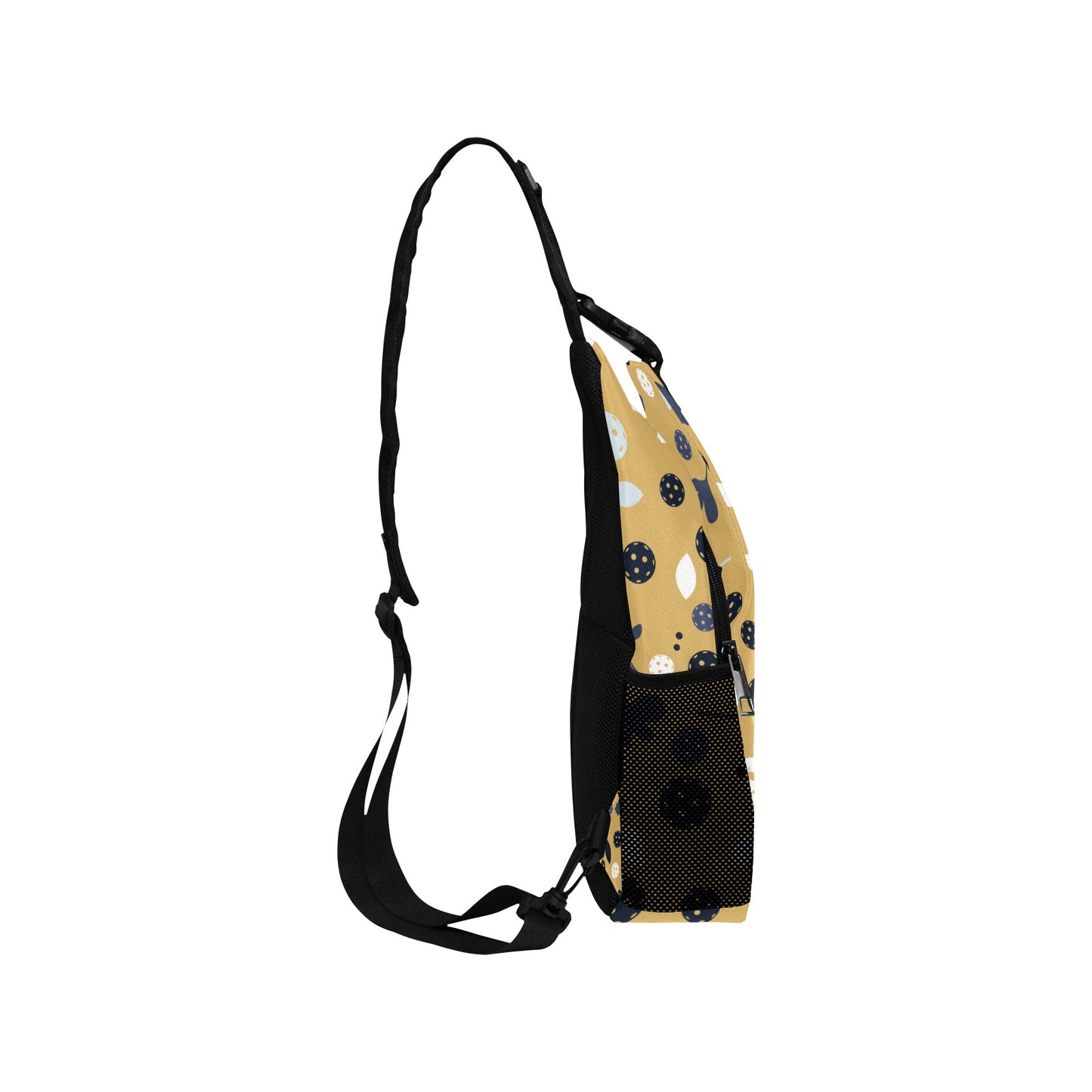 Dizzy Pickle Lesley Gold Pickleball Grab-N-Go Crossbody Casual Chest Bag