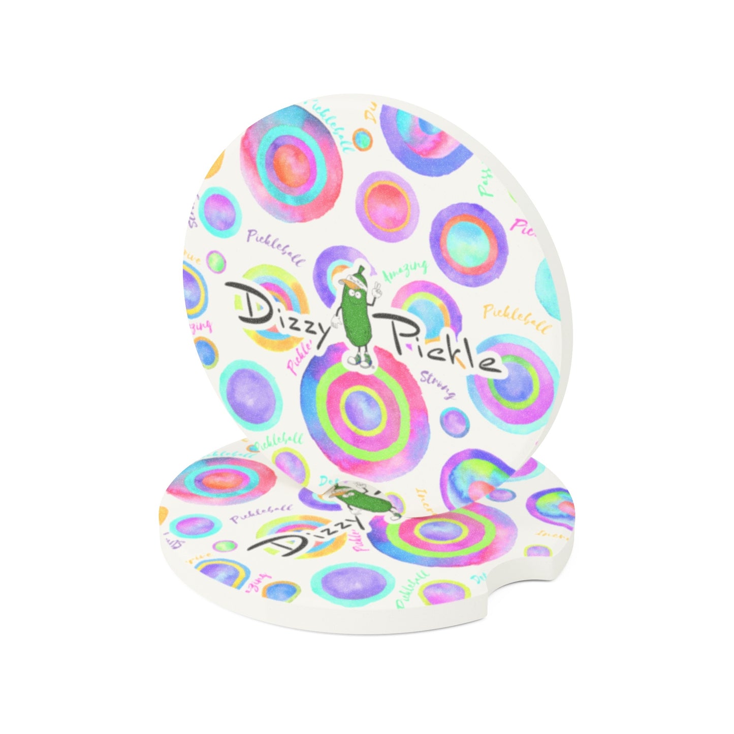 Dizzy Pickle Emily Empowered Soapstone Car Coaster