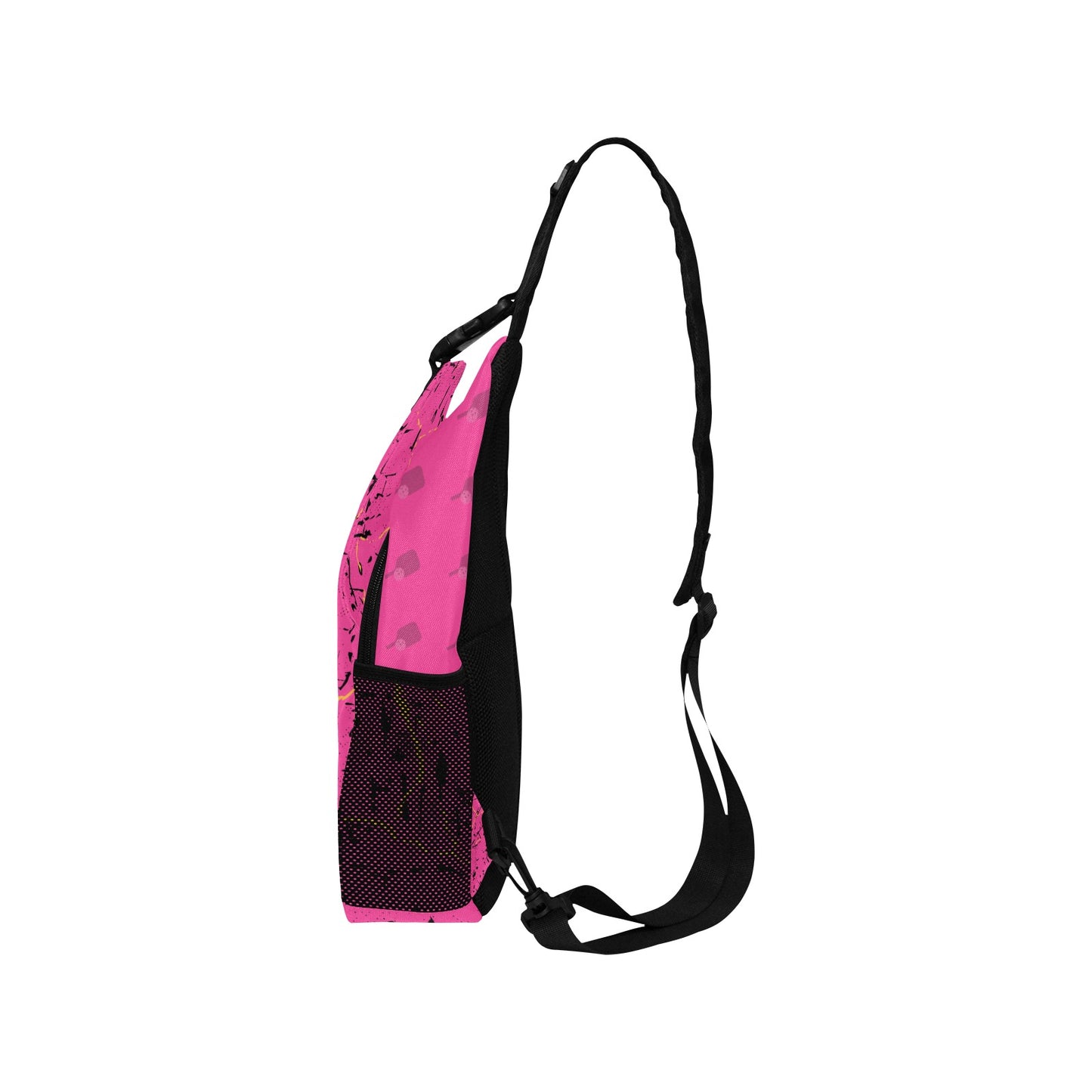 Dizzy Pickle Lynne Pink Pickleball Grab-N-Go Crossbody Casual Chest Bag