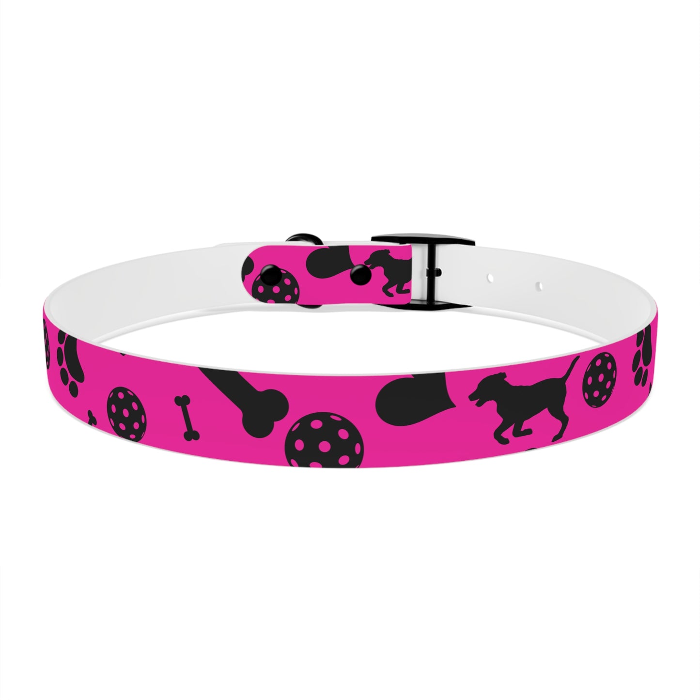 Dizzy Pickle Millie Pink Pickleball Dog Collar