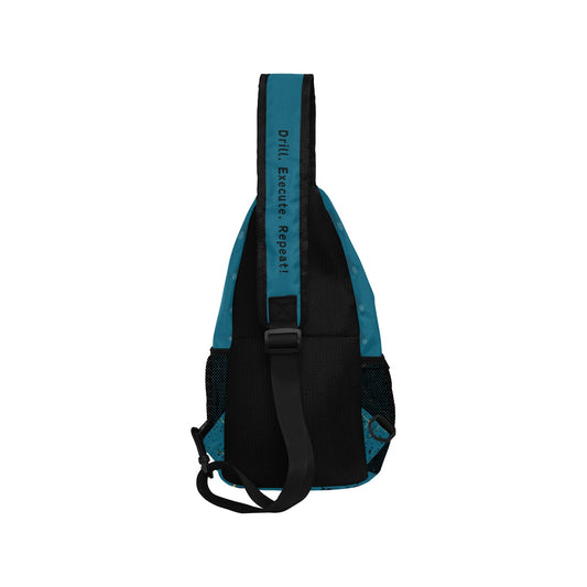 Dizzy Pickle Lynne Turquoise Pickleball Grab-N-Go Crossbody Casual Chest Bag