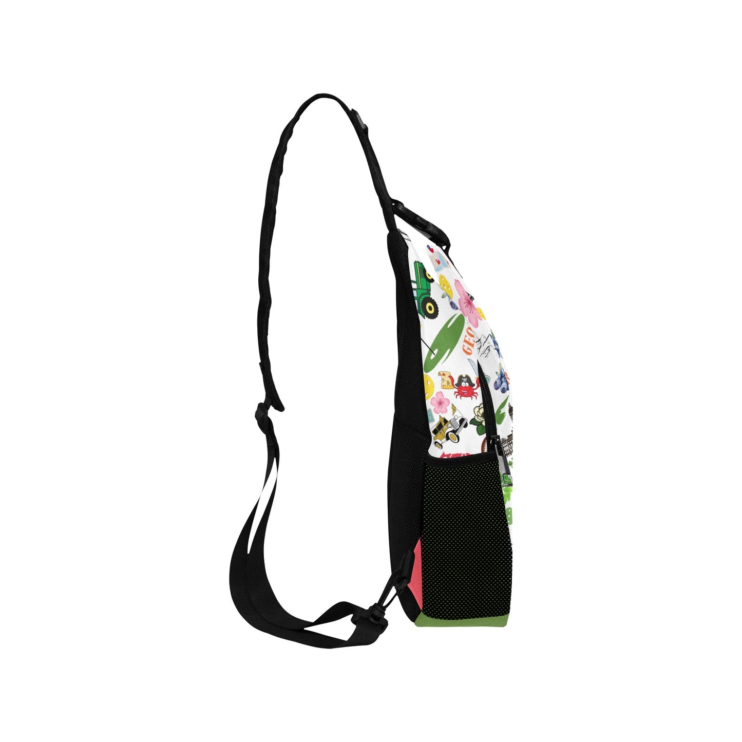 Dizzy Pickle Georgia Pickleball Grab-N-Go Crossbody Casual Chest Bag