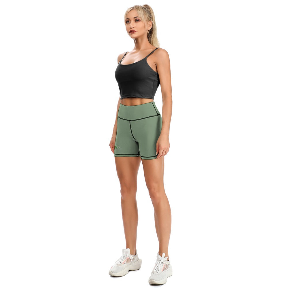 Dizzy Pickle DZY P Classic Dark Sea Green Women's Pickleball Comfortable Skinny Sports Yoga Shorts