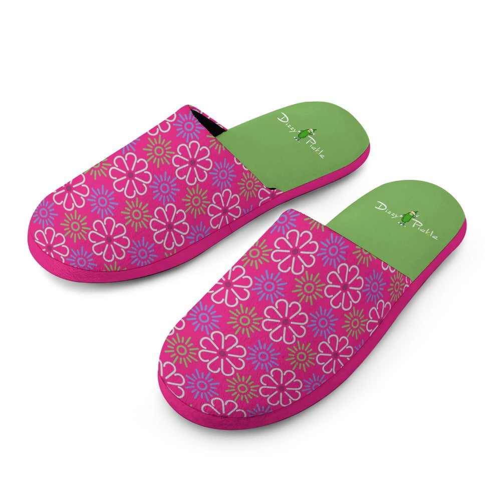 Dizzy Pickle April Pink Women's Pickleball Cotton Slippers