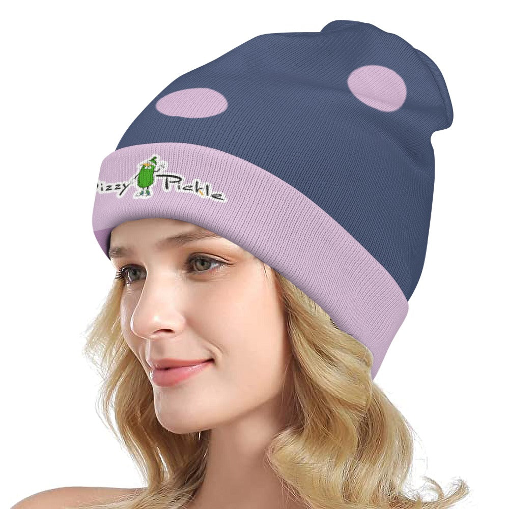 Dizzy Pickle Laura Polka Dots One-Size Knitted Beanie