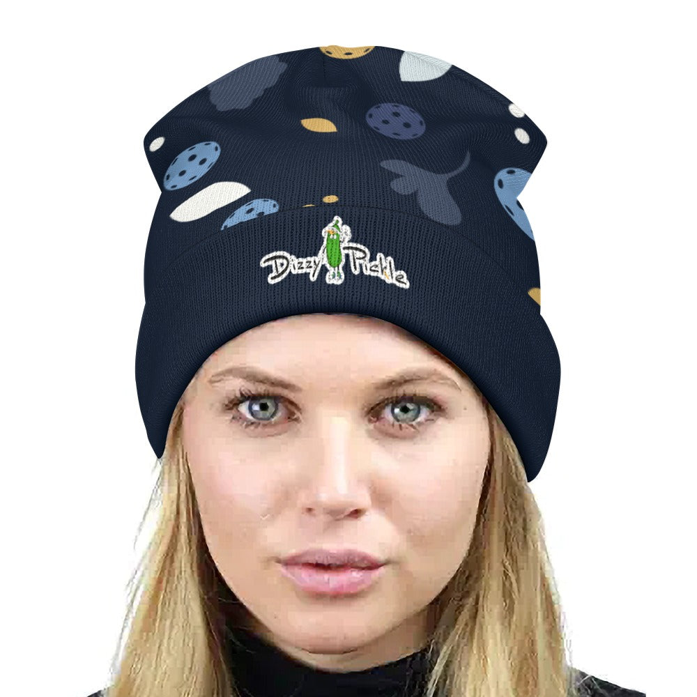 Dizzy Pickle Lesley Dark Blue One-Size Knitted Beanie