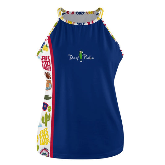 Dizzy Pickle Arizona Blue Pickleball Crew Neck Vest