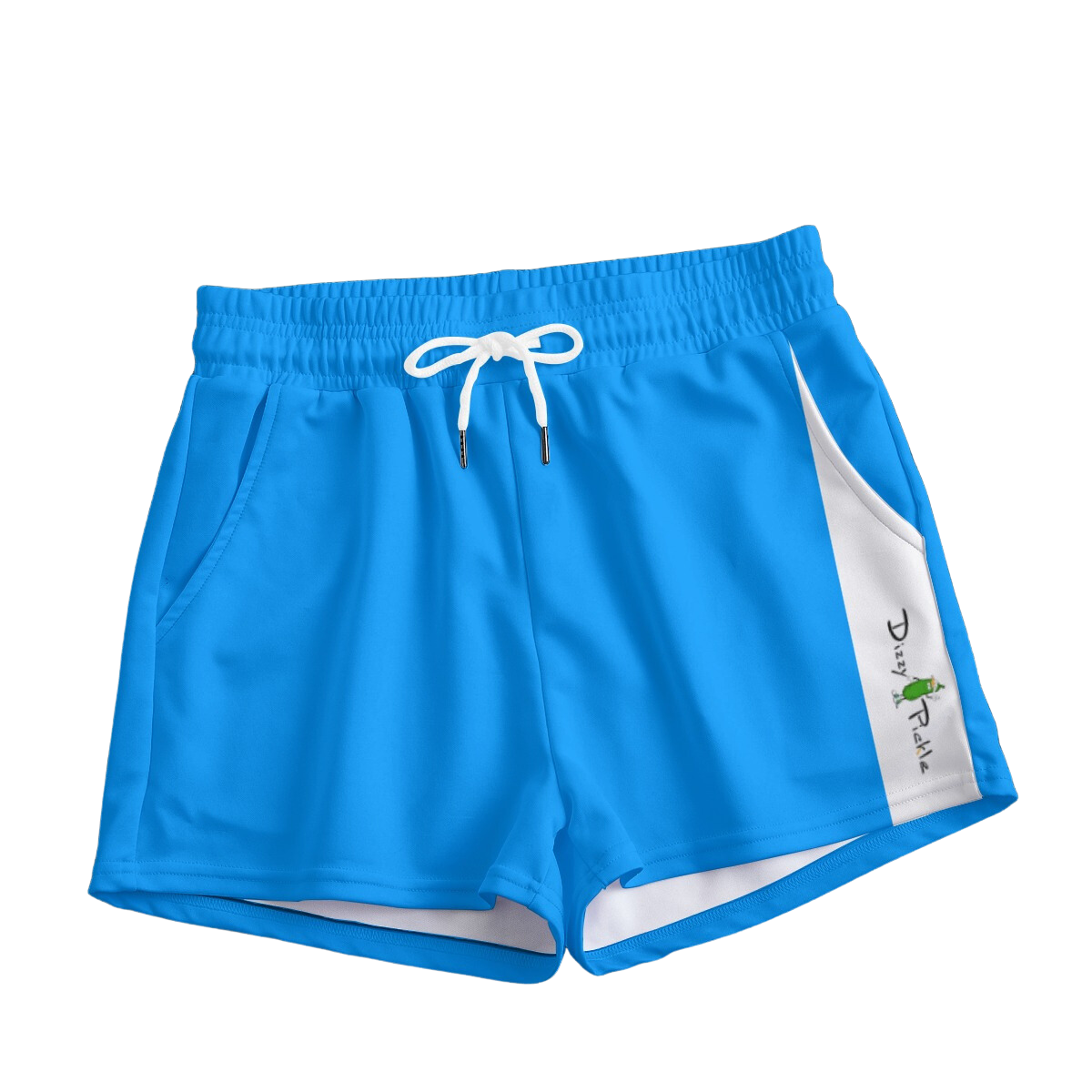 Dizzy Pickle DZY P Classic Women's Pickleball Casual Shorts with Pockets Azure Blue