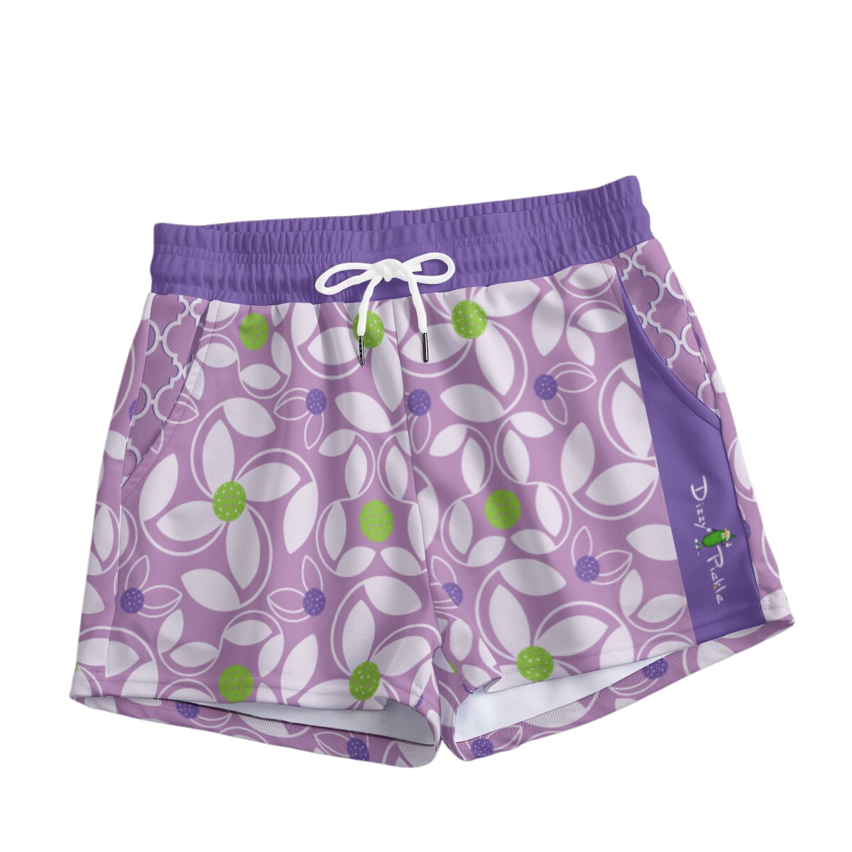 Dizzy Pickle Beth Lavender Women's Pickkleball Casual Shorts with Pockets