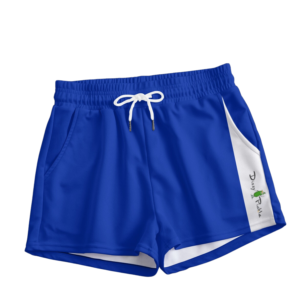 Dizzy Pickle DZY P Classic Women's Pickleball Casual Shorts with Pockets Blue