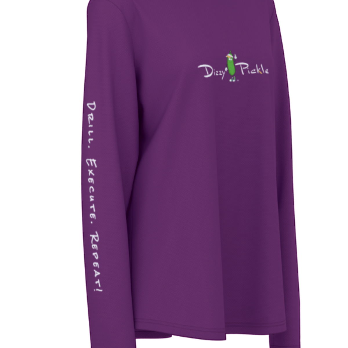 Dizzy Pickle Charlotte Plum Women's Pickleball Sunscreen Sports Hoodie with Thumb Holes