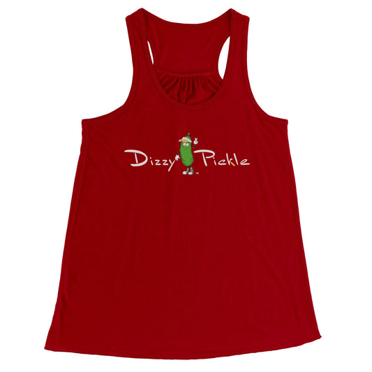 2X-LARGE DZY P Classic - Bella Flowy Raceback Tank by Dizzy Pickle RED