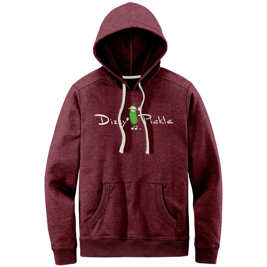 MEDIUM DZY P Classic - District Men's Re-Fleece Hoodie by Dizzy Pickle MAROON HEATHER