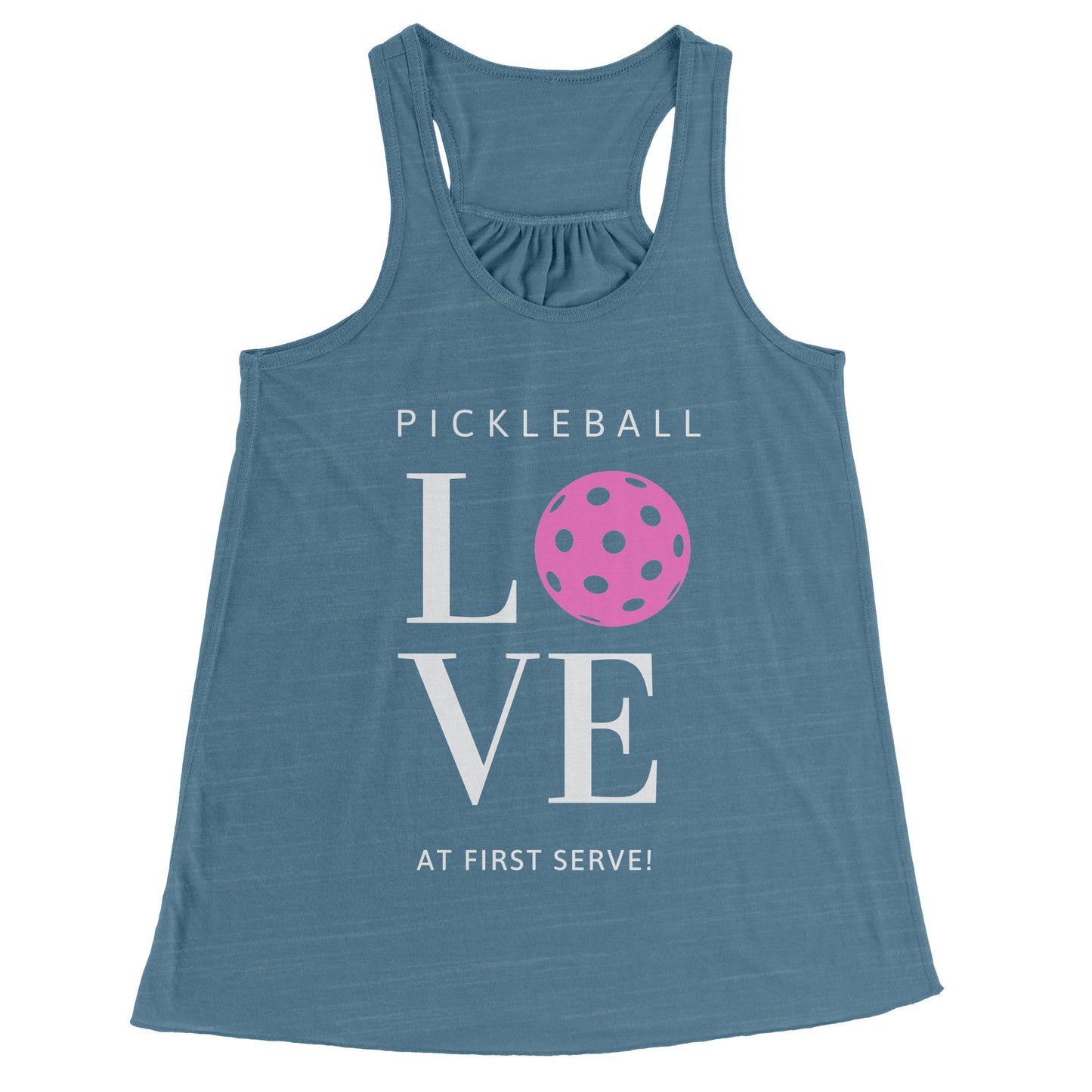 Dizzy Pickle Love at First Serve WP Women's Pickleball Flowy Raceback Tank