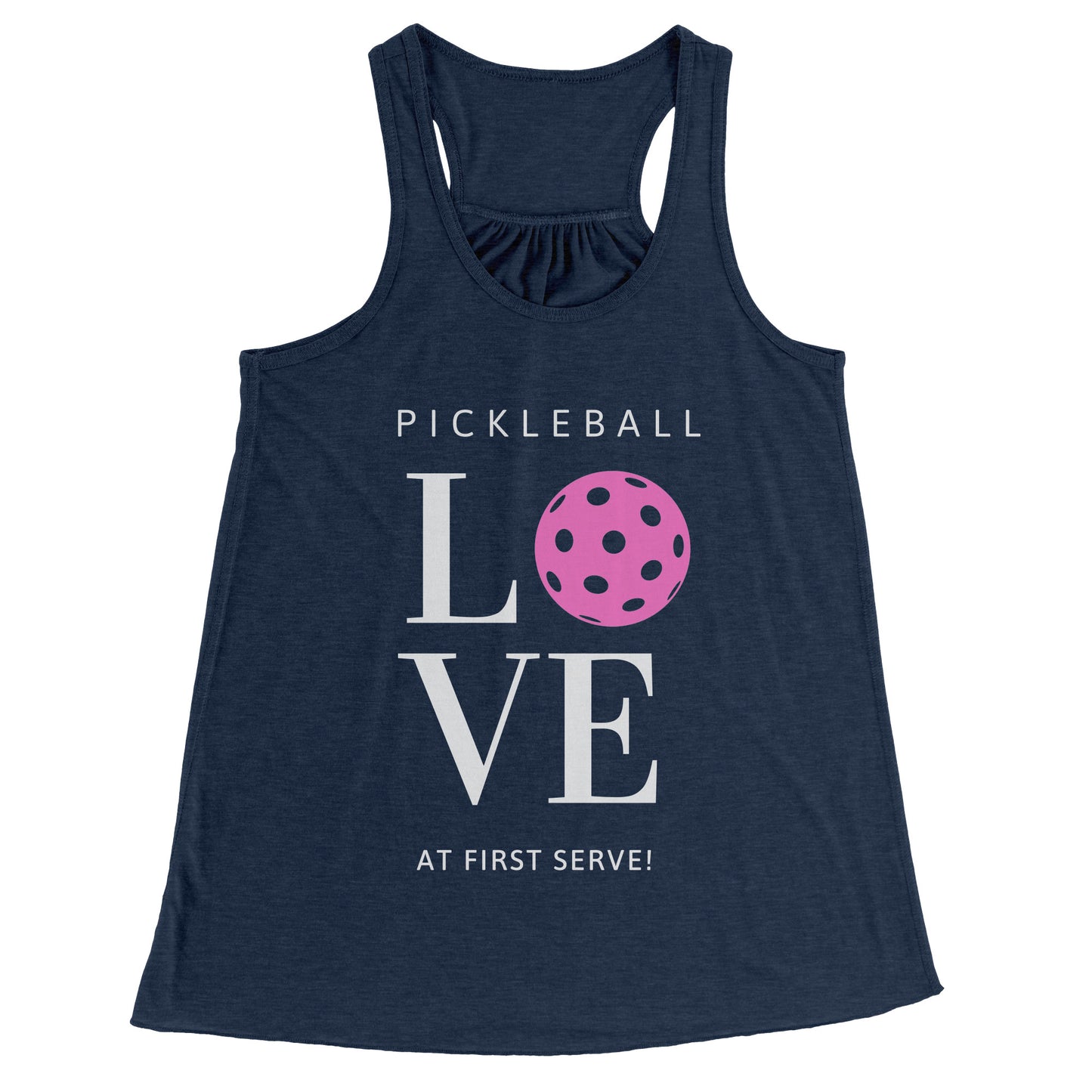 Dizzy Pickle Love at First Serve WP Women's Pickleball Flowy Raceback Tank