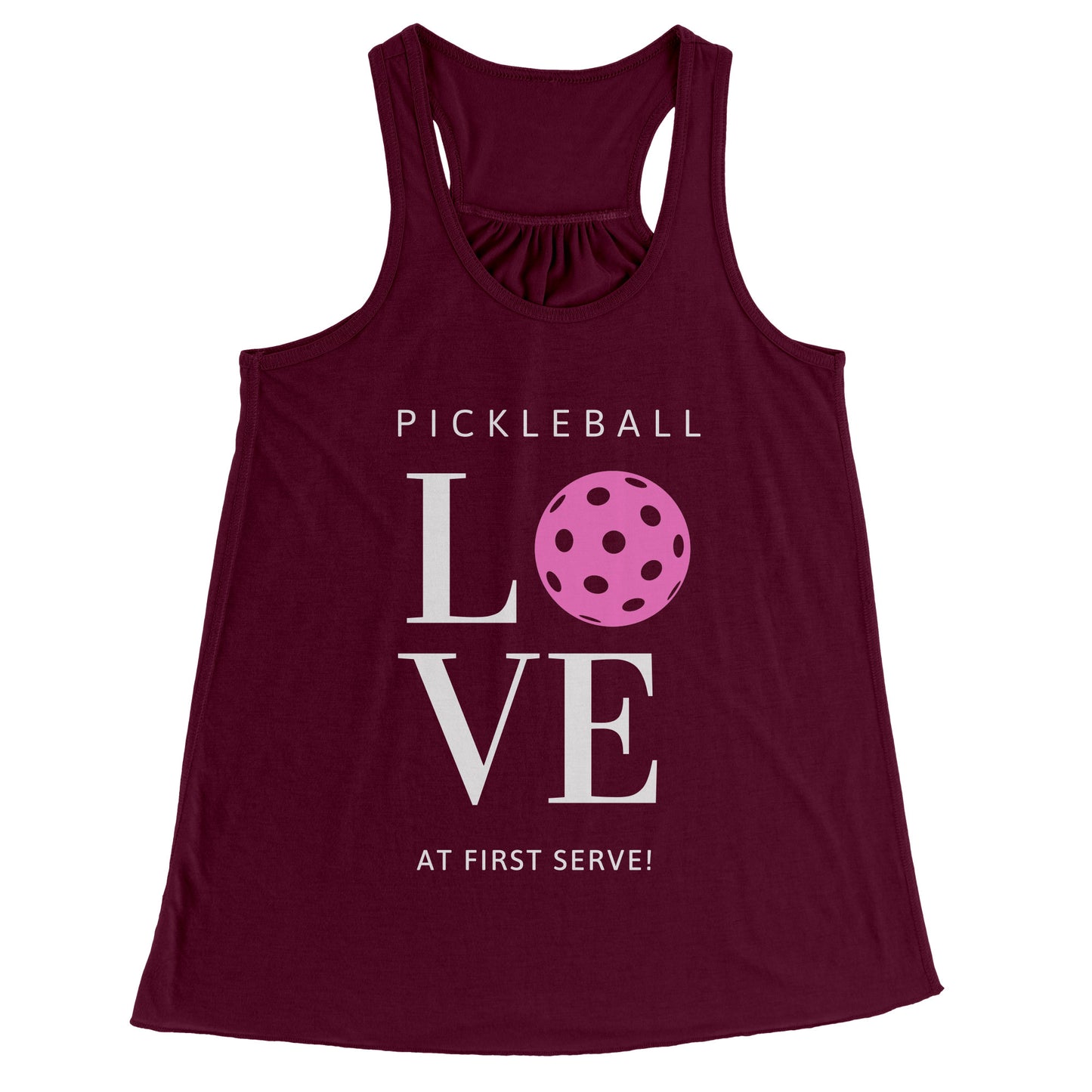 Dizzy Pickle Love at First Serve WP Women's Pickleball Flowy Raceback Tank