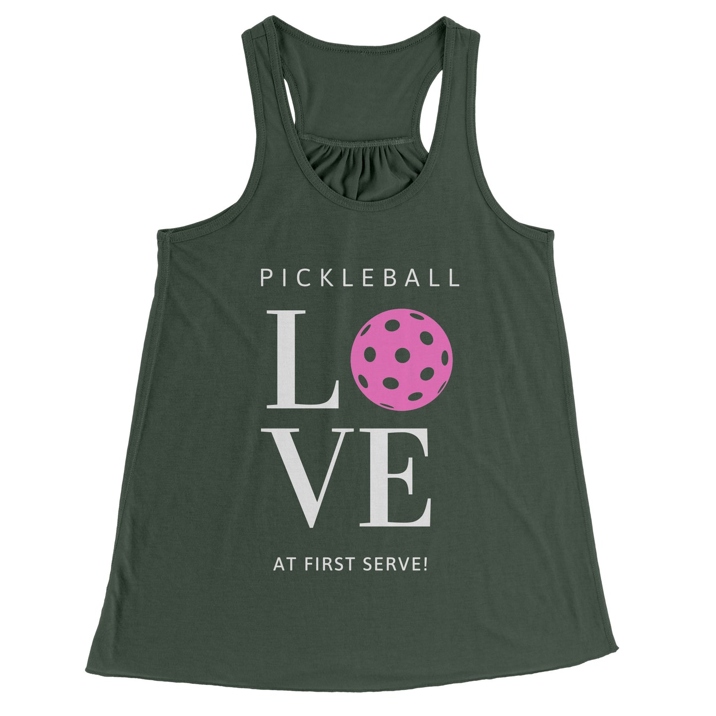 Dizzy Pickle Love at First Serve WP Women's Pickleball Flowy Raceback Tank