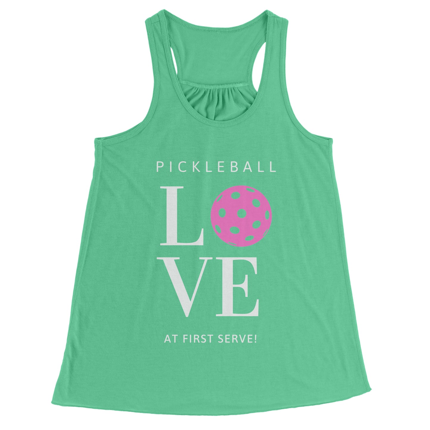 Dizzy Pickle Love at First Serve WP Women's Pickleball Flowy Raceback Tank