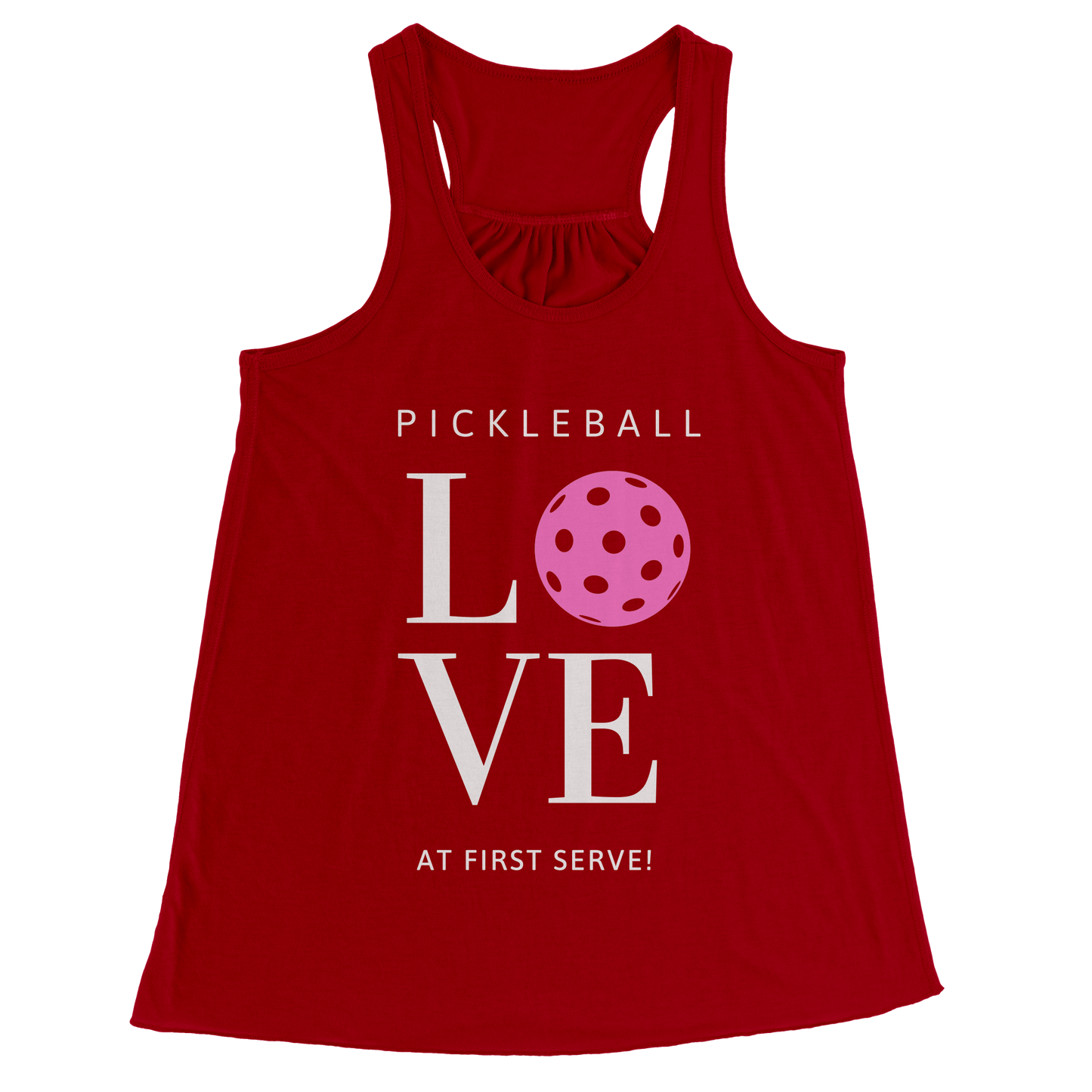 Dizzy Pickle Love at First Serve WP Women's Pickleball Flowy Raceback Tank