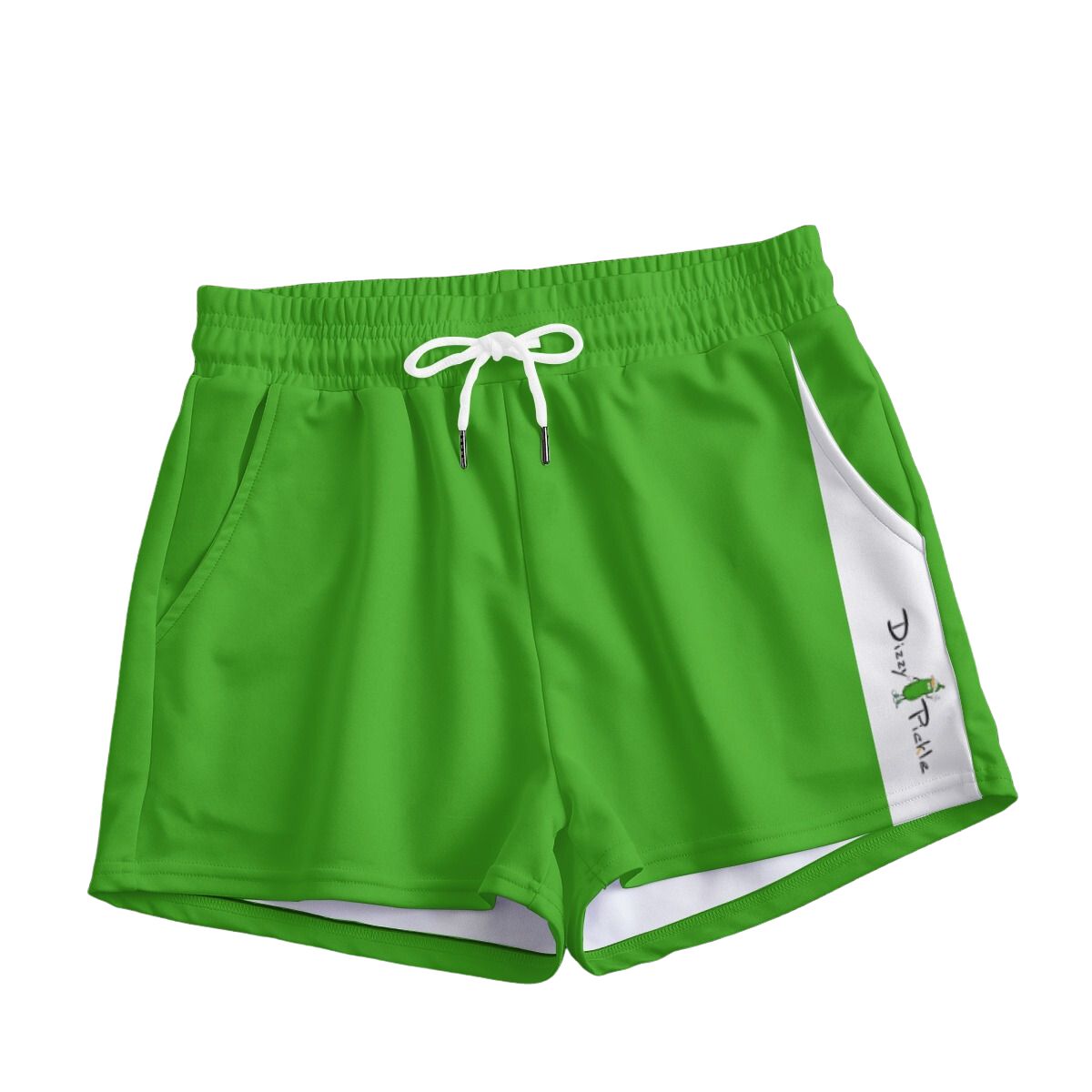 Dizzy Pickle DZY P Classic Women's Pickleball Casual Shorts with Pockets Green