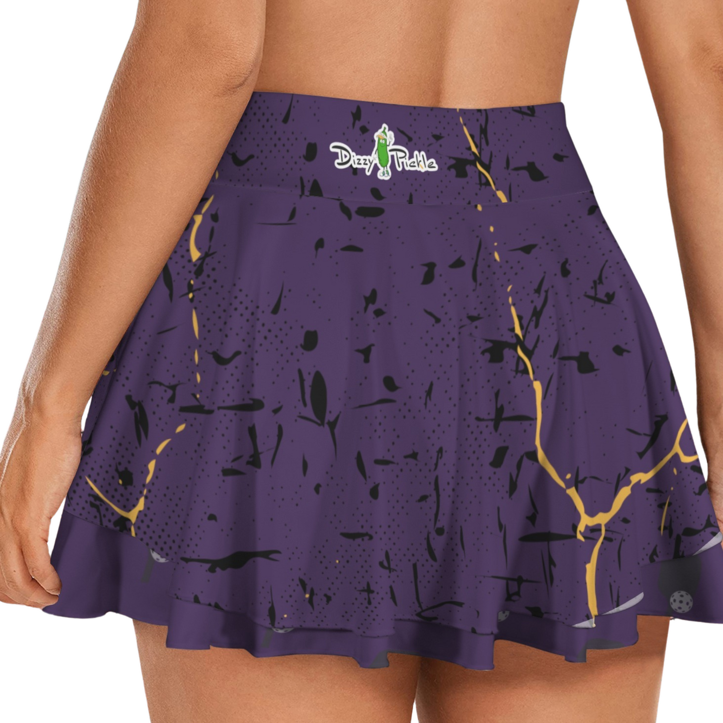 Dizzy Pickle Lynne Purple Women's Double Hem Pickleball Skort