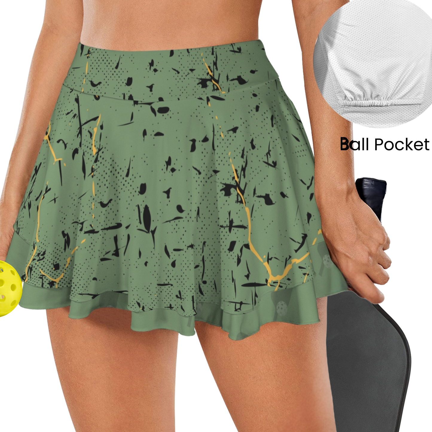 Dizzy Pickle Lynne Sage Women's Double Hem Pickleball Skort