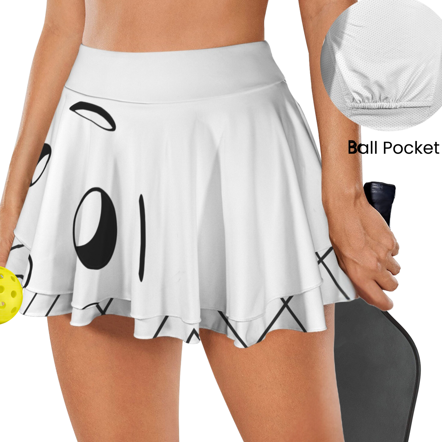 Dizzy Pickle Lisa WB Women's Double Hem Pickleball Skort