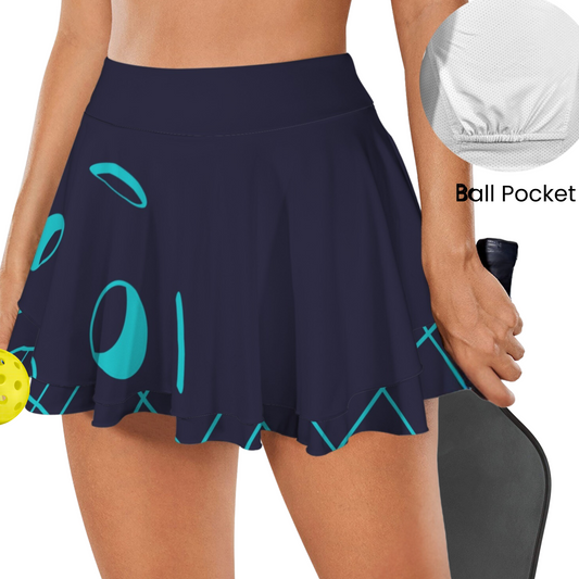 Dizzy Pickle Lisa BT Women's Double Hem Pickleball Skort