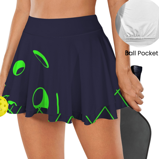 Dizzy Pickle Lisa NBG Women's Double Hem Pickleball Skort