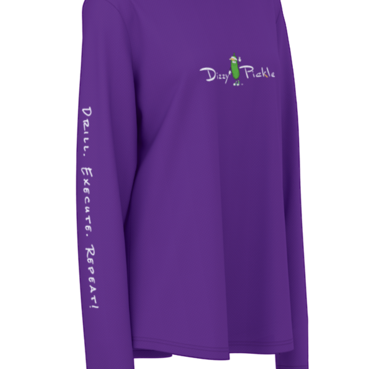 Dizzy Pickle Lesia PPG Purple Women's Pickleball Sunscreen Sports Hoodie with Thumb Holes