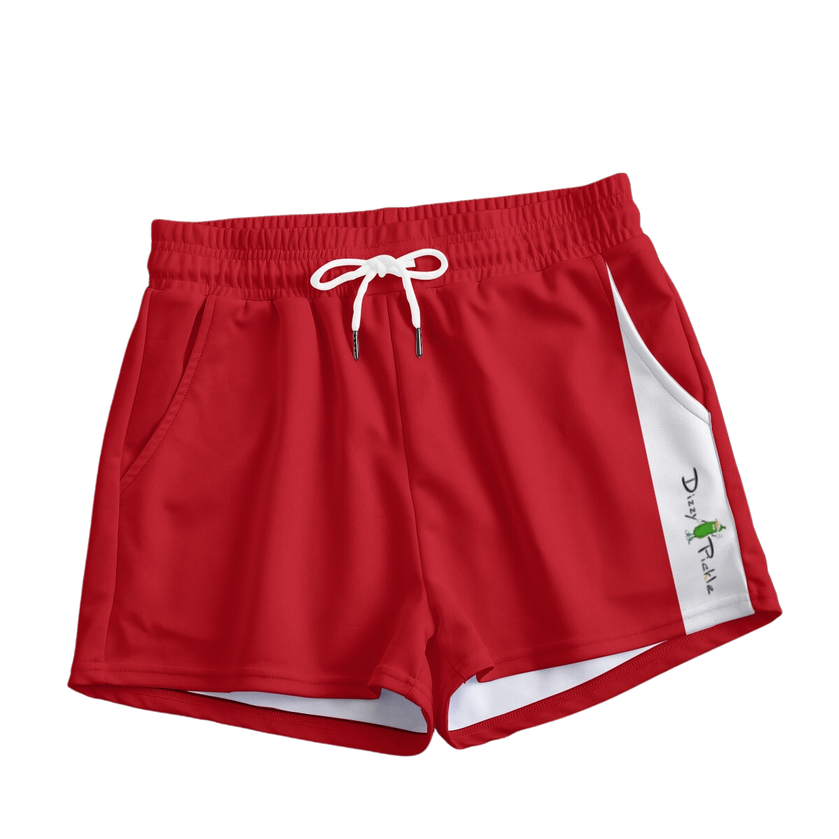 DZY P Classic - Red - Pickleball Casual Shorts by Dizzy Pickle