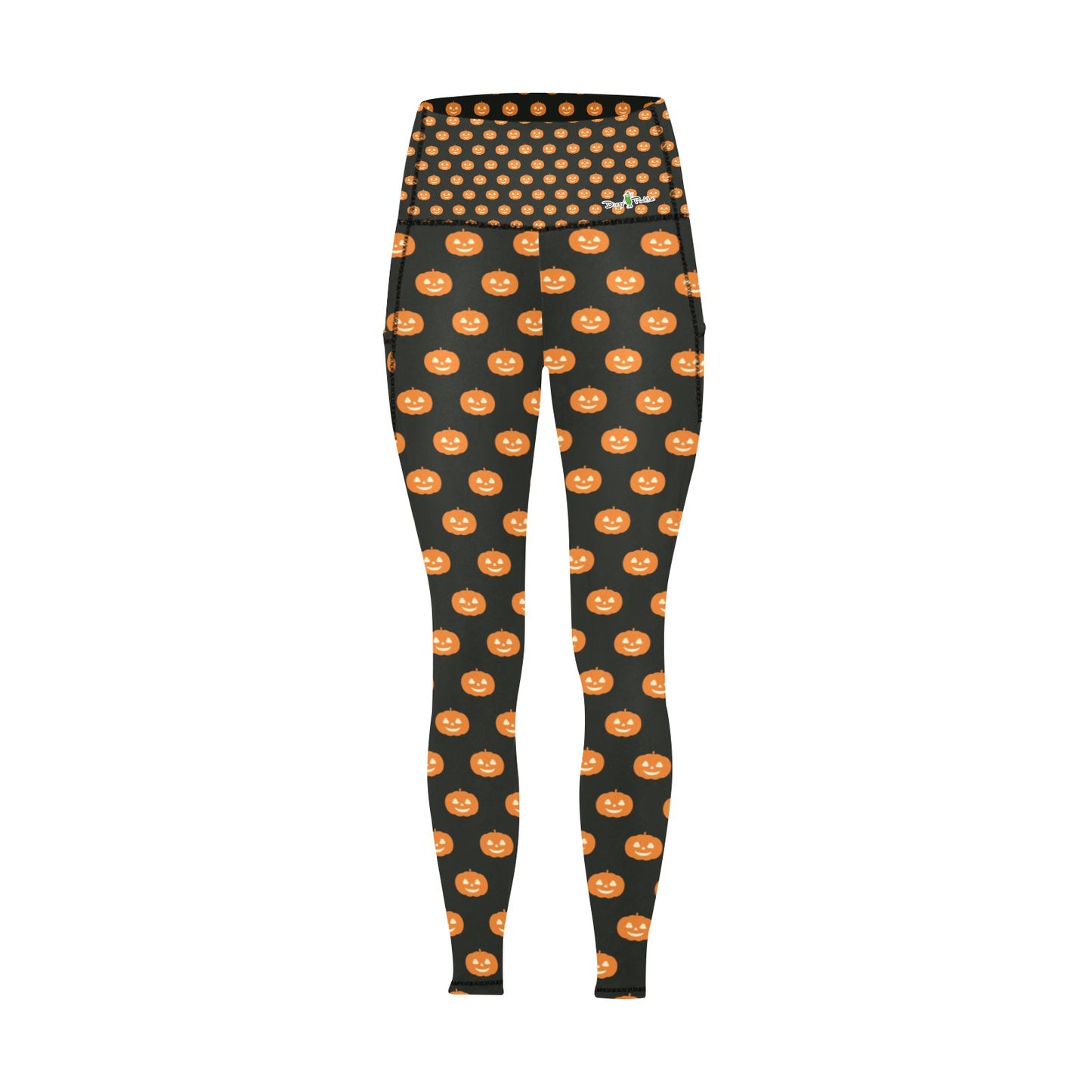 Dizzy Pickle Halloween 103111 Women's Pickleball Performance Leggings (Ankle Length, High-Waisted, & Two Side Pockets)