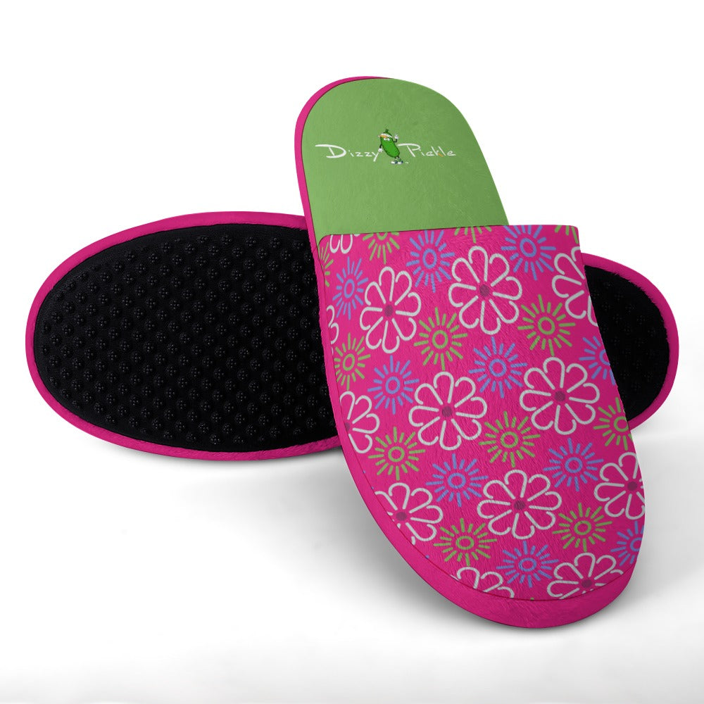 Dizzy Pickle April Pink Women's Pickleball Cotton Slippers