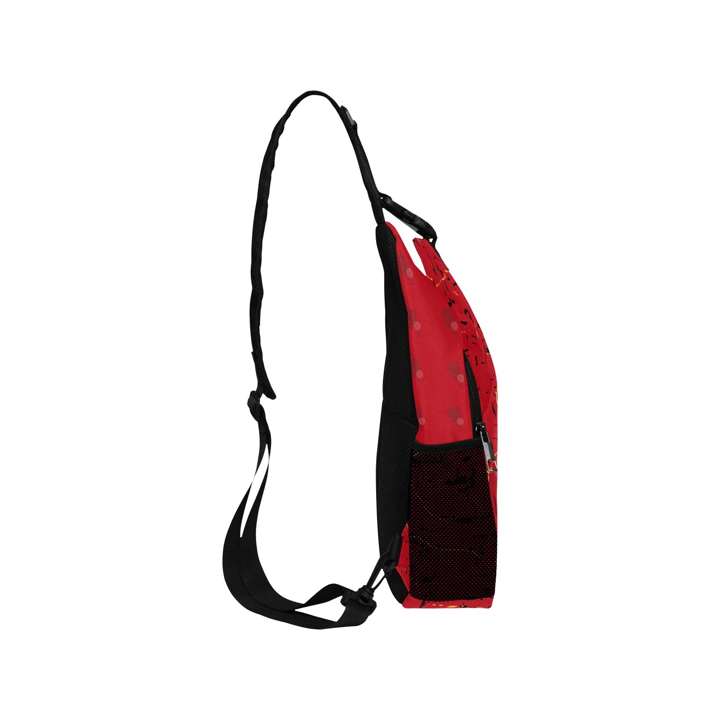 Dizzy Pickle Lynne Red Pickleball Grab-N-Go Crossbody Casual Chest Bag