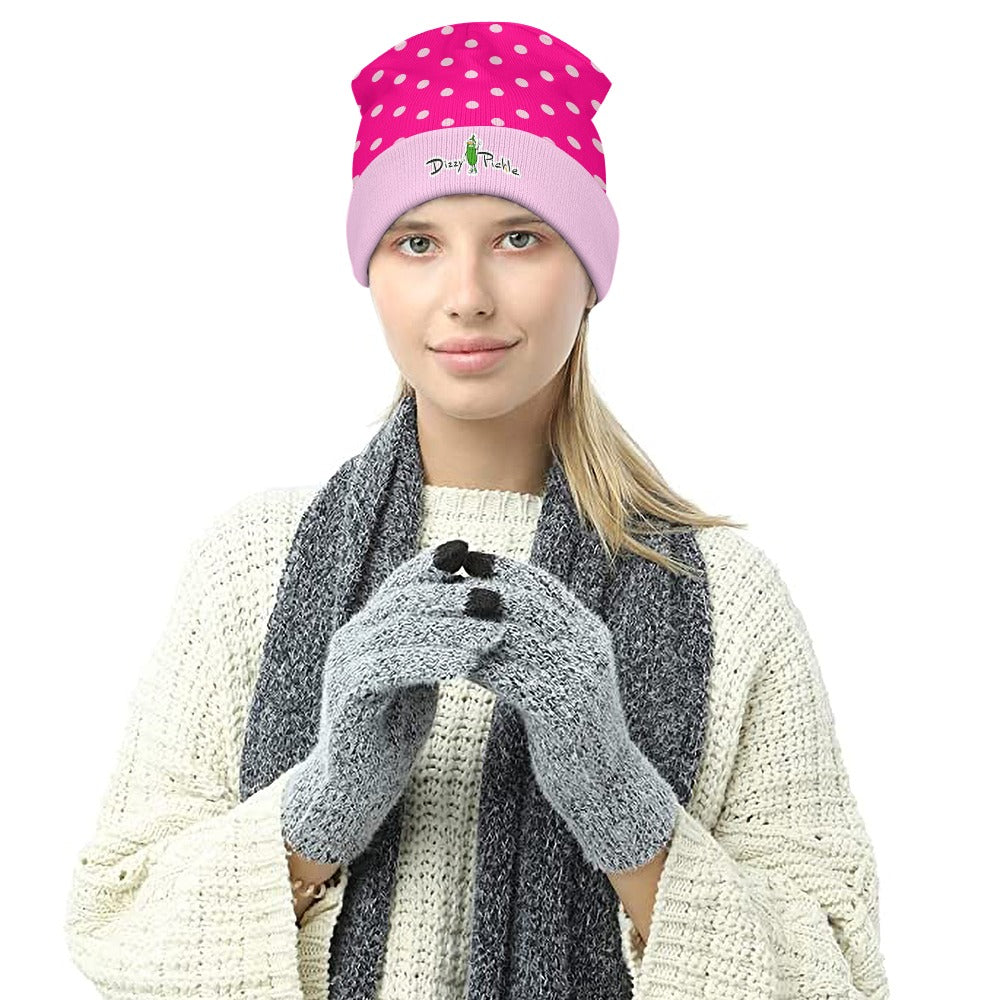 Dizzy Pickle Avery Polka Dots One-Size Knitted Beanie