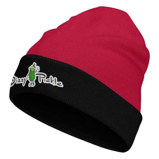 Dizzy Pickle DZY P Classic Red/Black Unisex Knitted Beanie