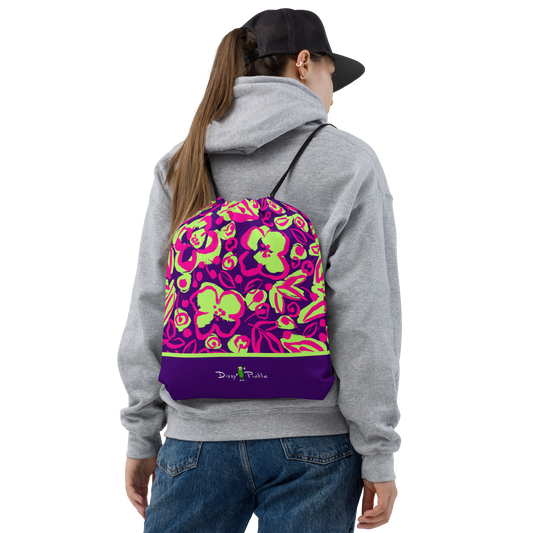 Dizzy Pickle Lesia PPG Blooms Women's Pickleball Courtside Bag with Drawstrings