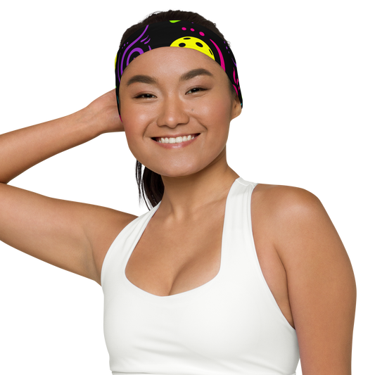 Dizzy Pickle It's Swell Black Unisex Pickleball Headband