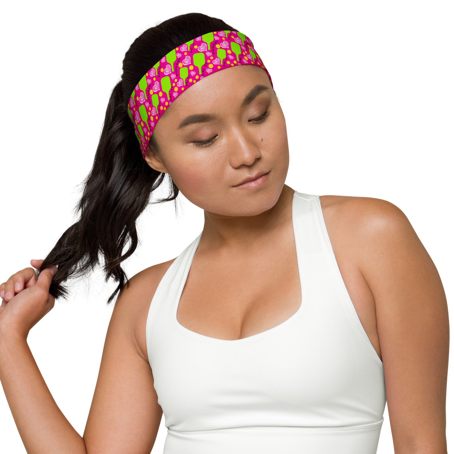 Dizzy Pickle Dinking Diva Hearts PG Women's Pickleball Headband