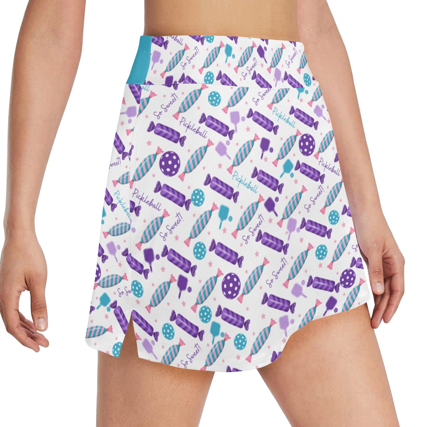 Dizzy Pickle So Sweet Main Women's Pickleball 18"  Athletic Skort with Inner Shorts and Two Ball Pockets