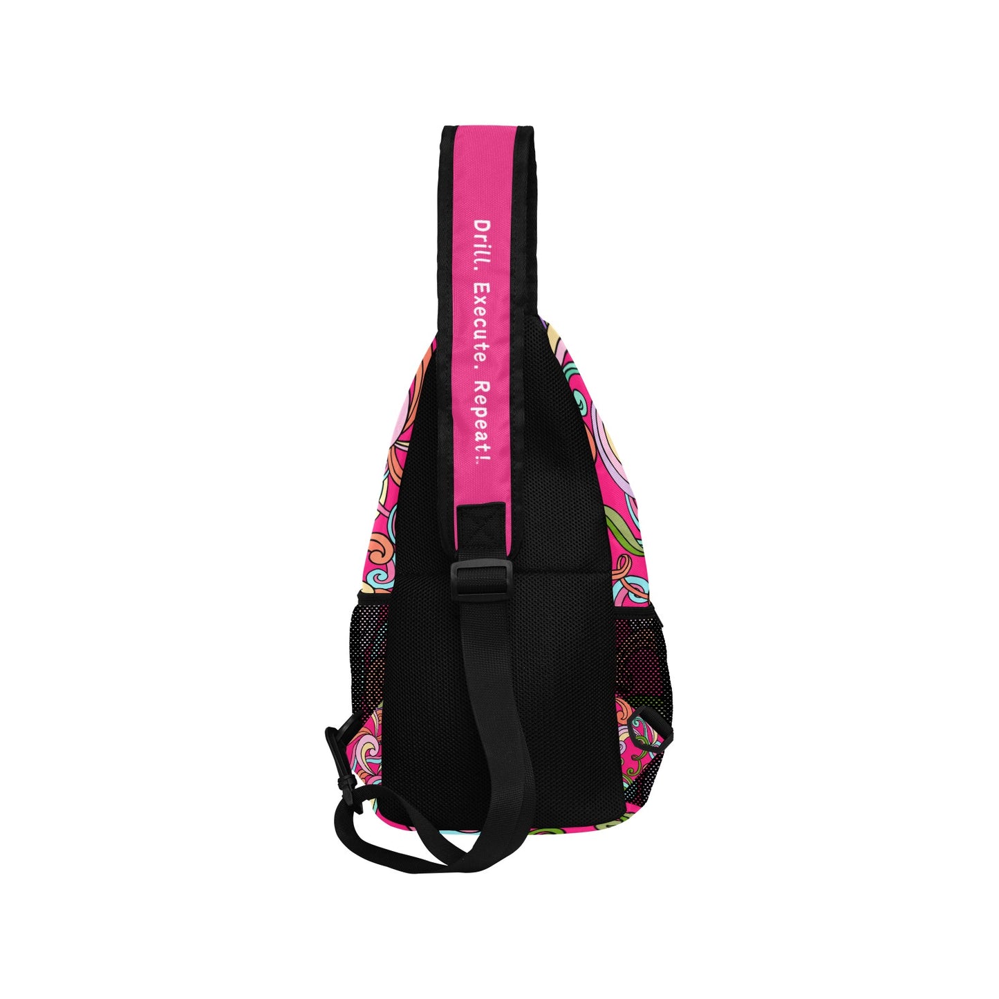 Dizzy Pickle Anna Pink Pickleball Grab-N-Go Crossbody Casual Chest Bag