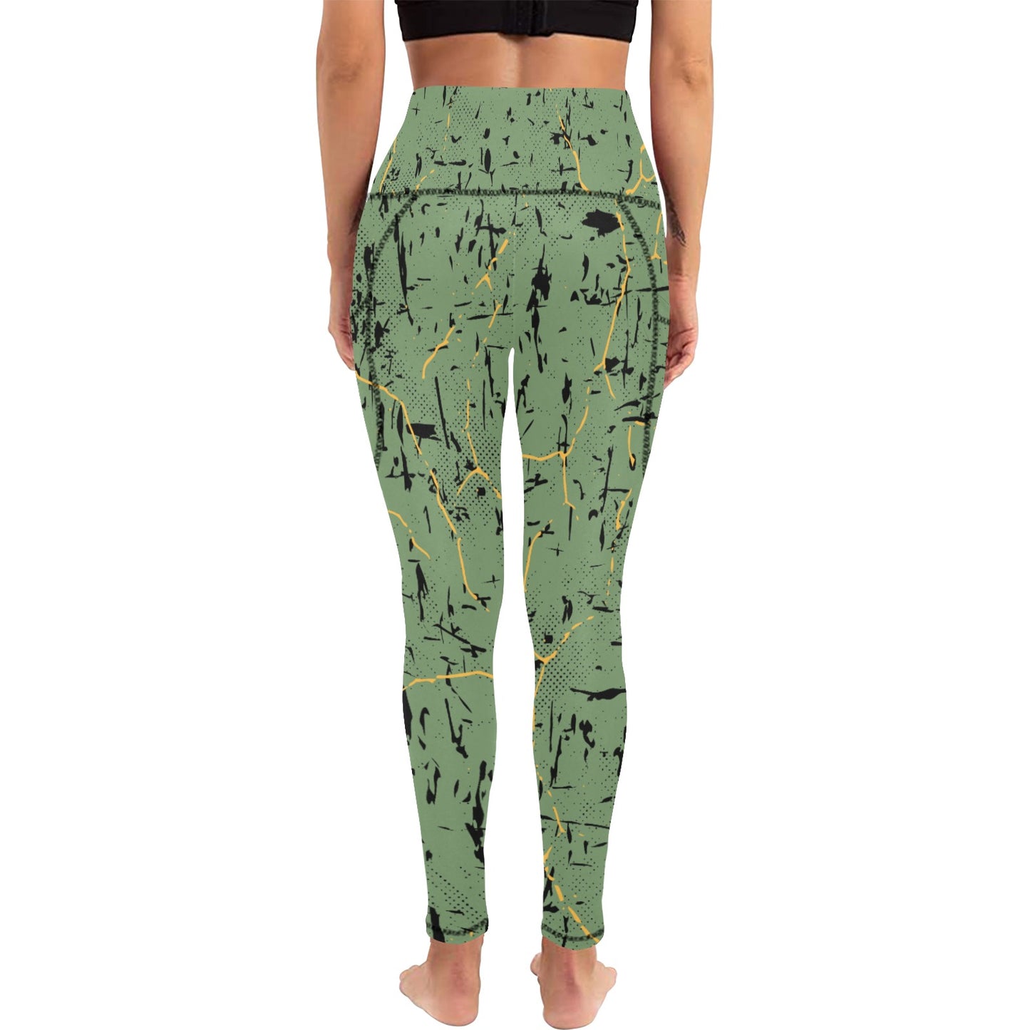 Dizzy Pickle Lynne Sage Women's Pickleball Performance Leggings (Ankle Length, High-Waisted, & Two Side Pockets)