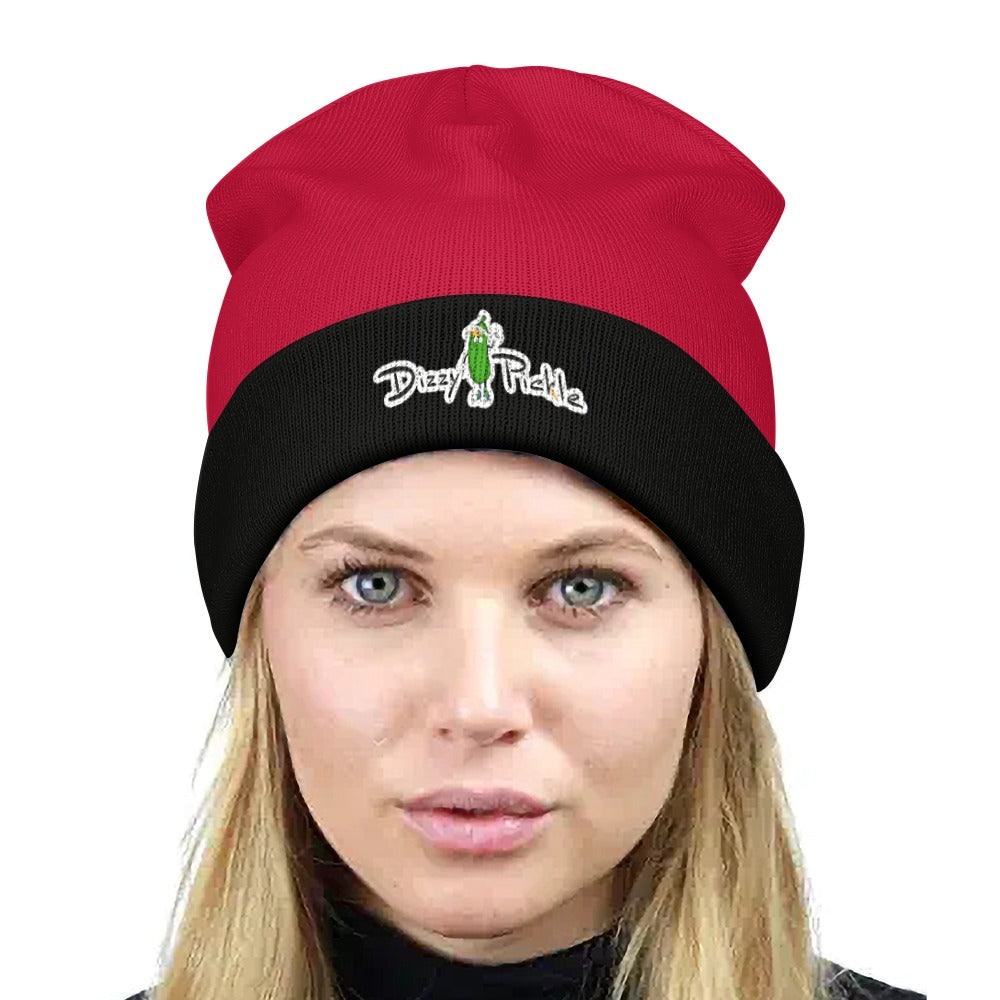 Dizzy Pickle DZY P Classic Red/Black Unisex Knitted Beanie