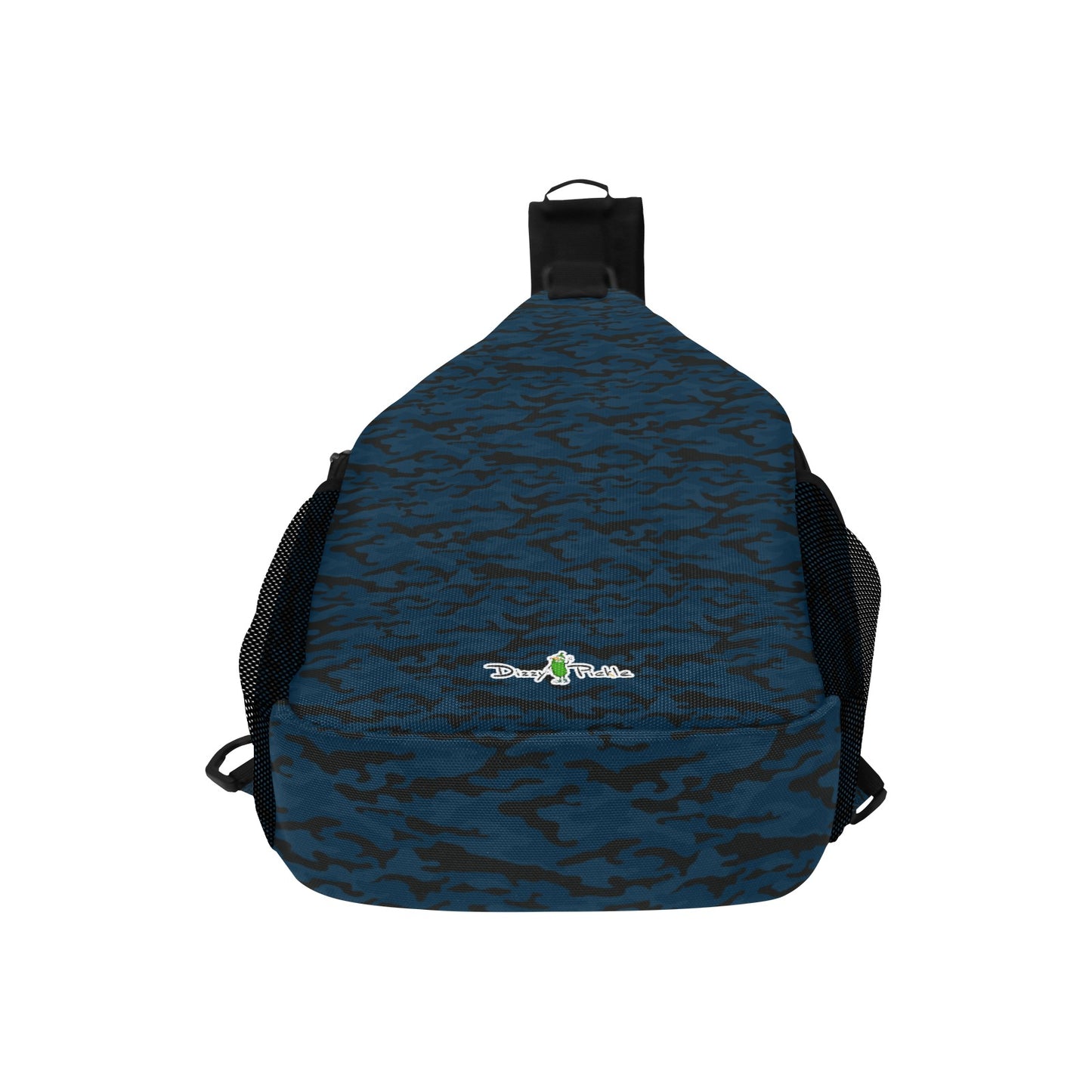 Dizzy Pickle Jan Black_Blue Pickleball Grab-N-Go Crossbody Casual Chest Bag