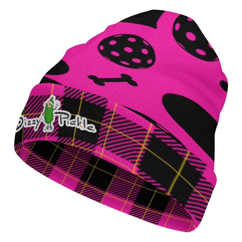 Dizzy Pickle Millie Pink One-Size Knitted Beanie