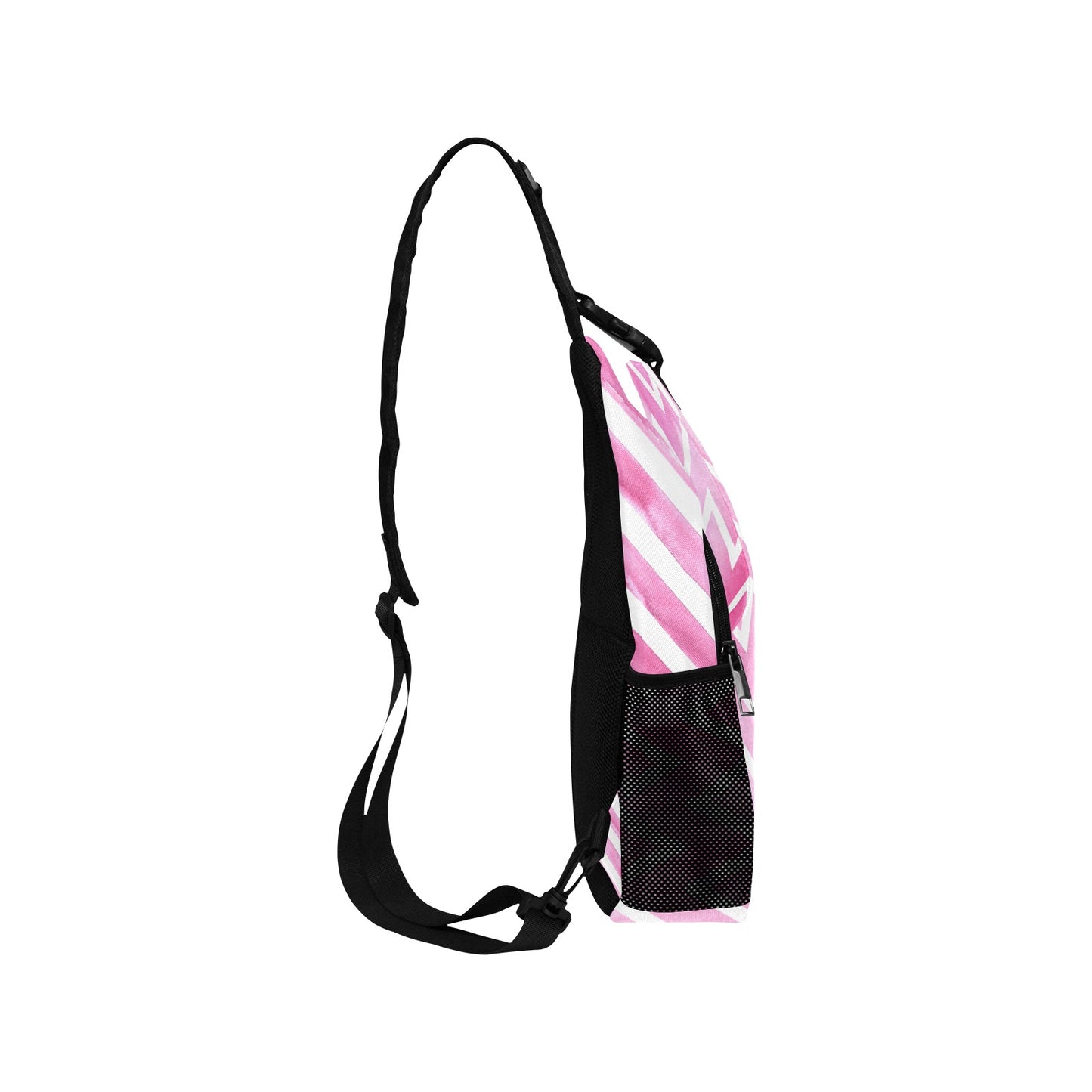 Dizzy Pickle Avery Stripes and Zig Zag Pickleball Grab-N-Go Crossbody Casual Chest Bag